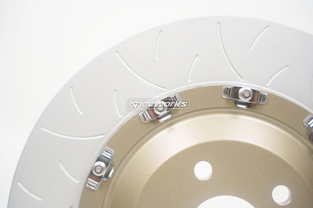 SPECWORKS AUDI RS3 8V FRONT BRAKE DISCS — TWO PIECE REPLACEMENT ROTOR 370mm