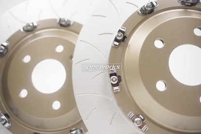 SPECWORKS AUDI RS3 8V FRONT BRAKE DISCS — TWO PIECE REPLACEMENT ROTOR 370mm