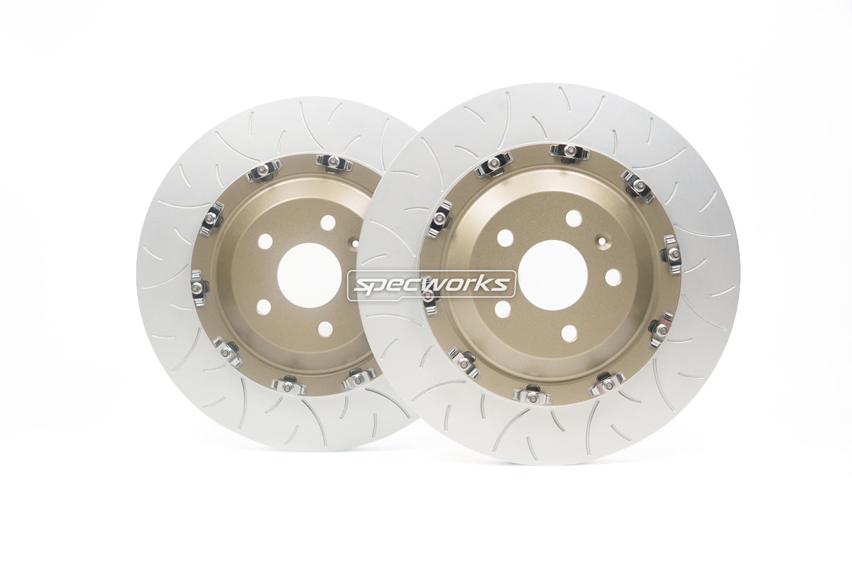 SPECWORKS AUDI RS3 8V FRONT BRAKE DISCS — TWO PIECE REPLACEMENT ROTOR 370mm