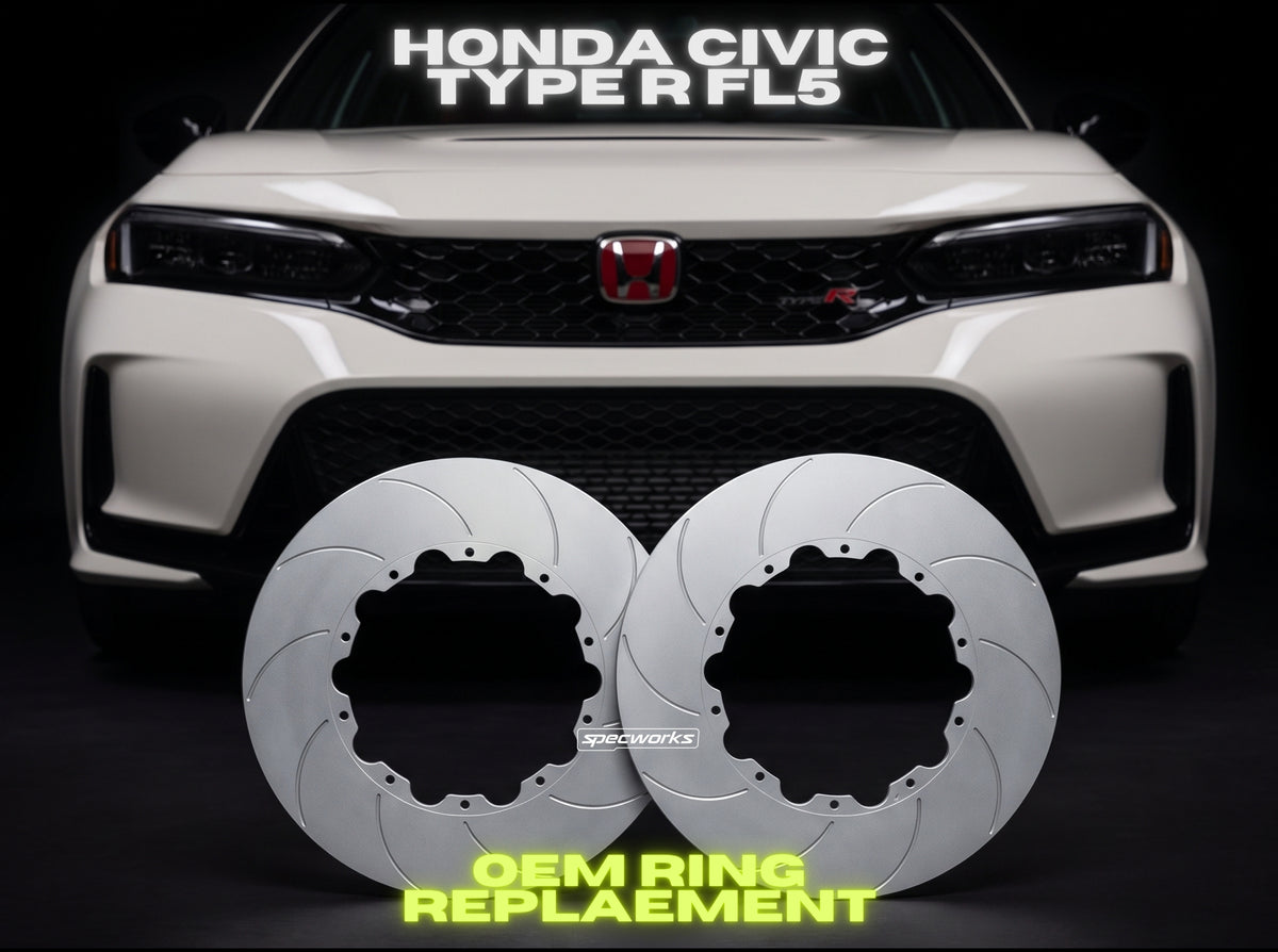 HONDA CIVIC TYPE R FK8 / FL5 FRONT OEM ROTOR RING REPLACEMENT