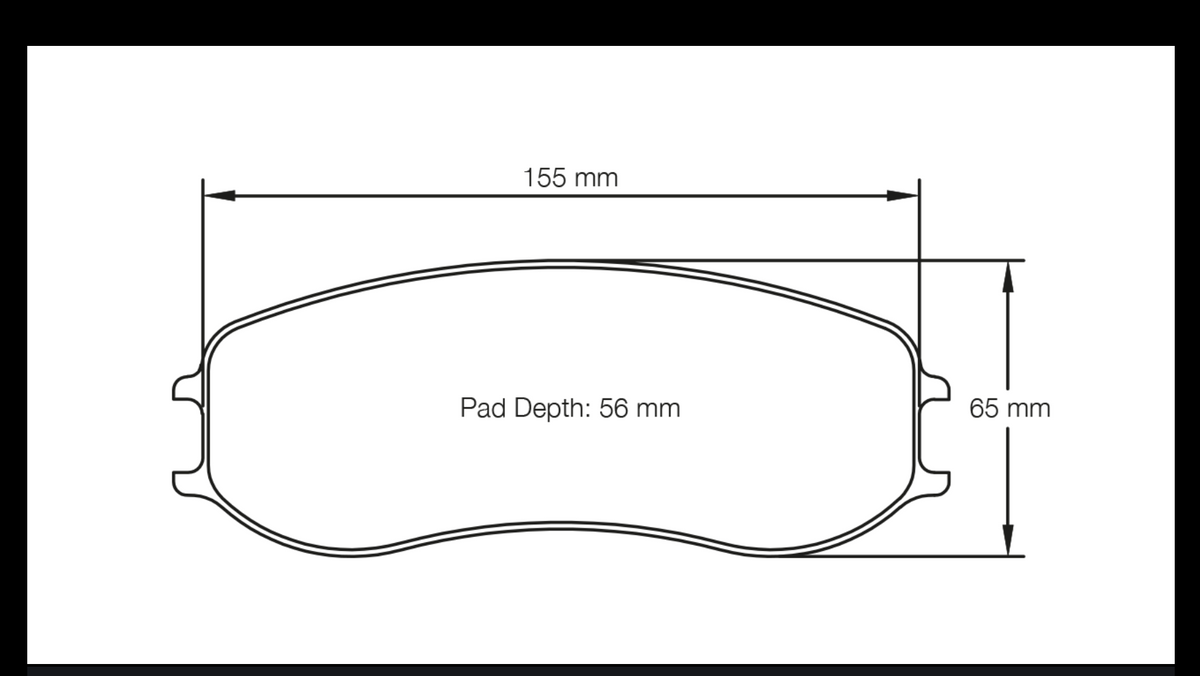 PFC PORSCHE FRONT BRAKE KIT PAGID RACING PAD RSL1