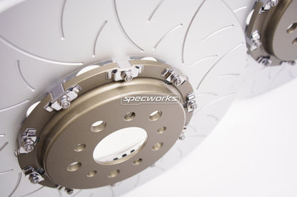 SPECWORKS BMW G8X M SERIES FRONT BRAKE DISCS — TWO PIECE REPLACEMENT
