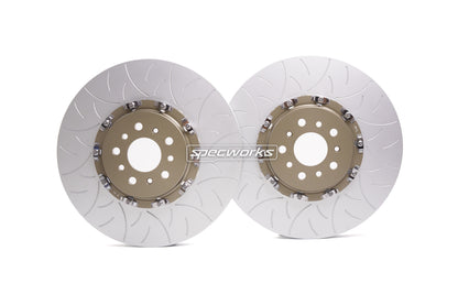 SPECWORKS BMW G8X M SERIES FRONT BRAKE DISCS — TWO PIECE REPLACEMENT