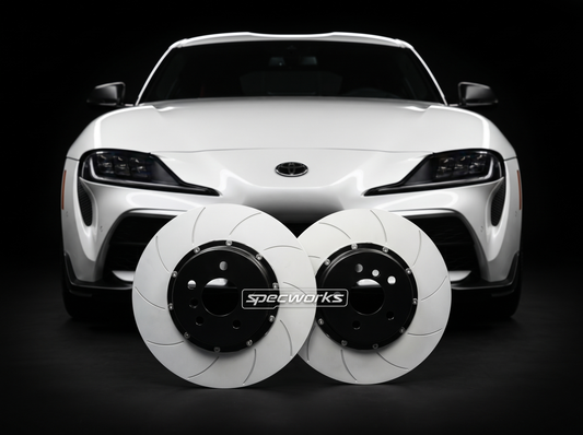 SPECWORKS Toyota A90 Supra Front Brake Discs Two Piece Replacement 348x36mm