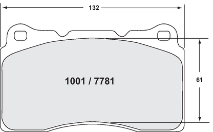 HONDA CIVIC TYPE R FK2 / FK8 / FL5 PFC COMPOUND 331 FRONT PAD