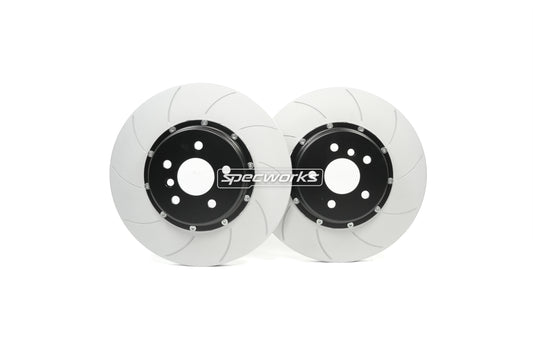 SPECWORKS Toyota A90 Supra Rear Brake Discs Two Piece Replacement 345x28mm