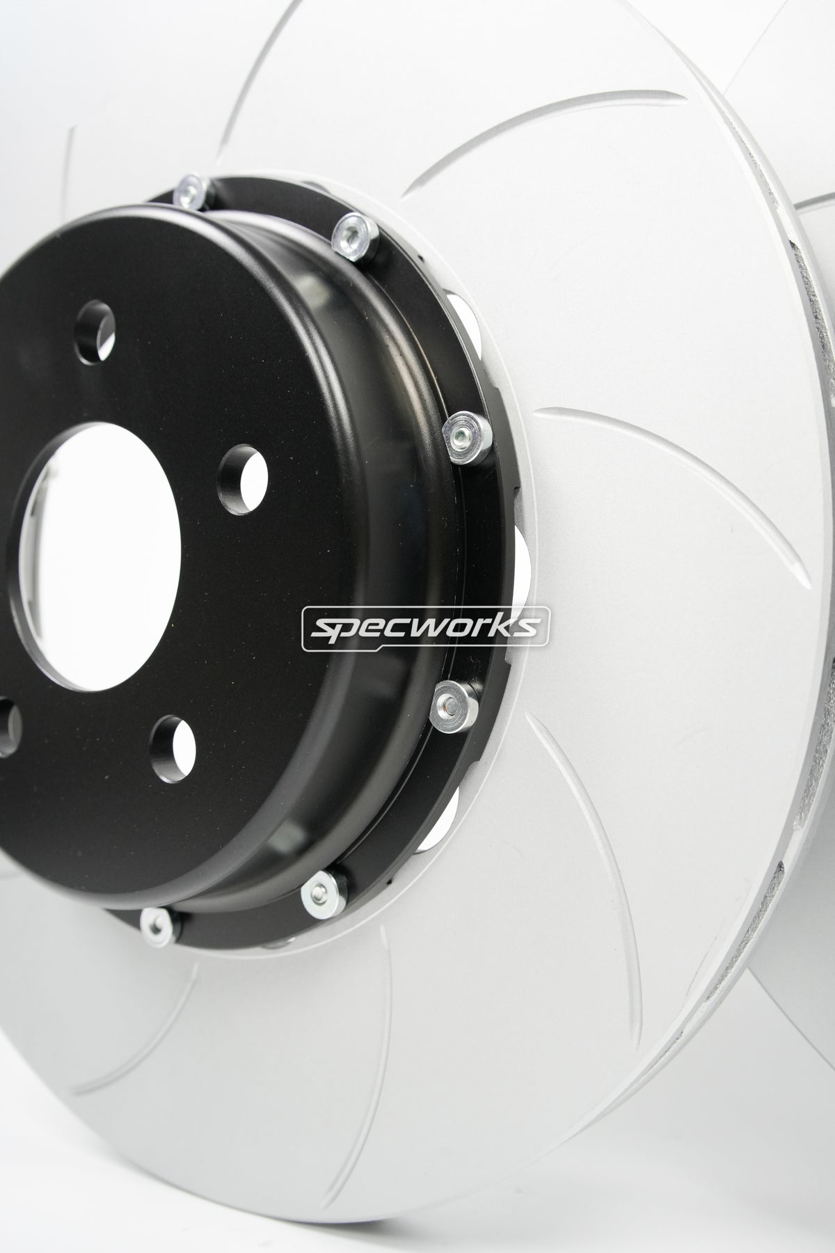 SPECWORKS TOYOTA A90 SUPRA FRONT BRAKE DISCS — TWO PIECE REPLACEMENT 348x36mm