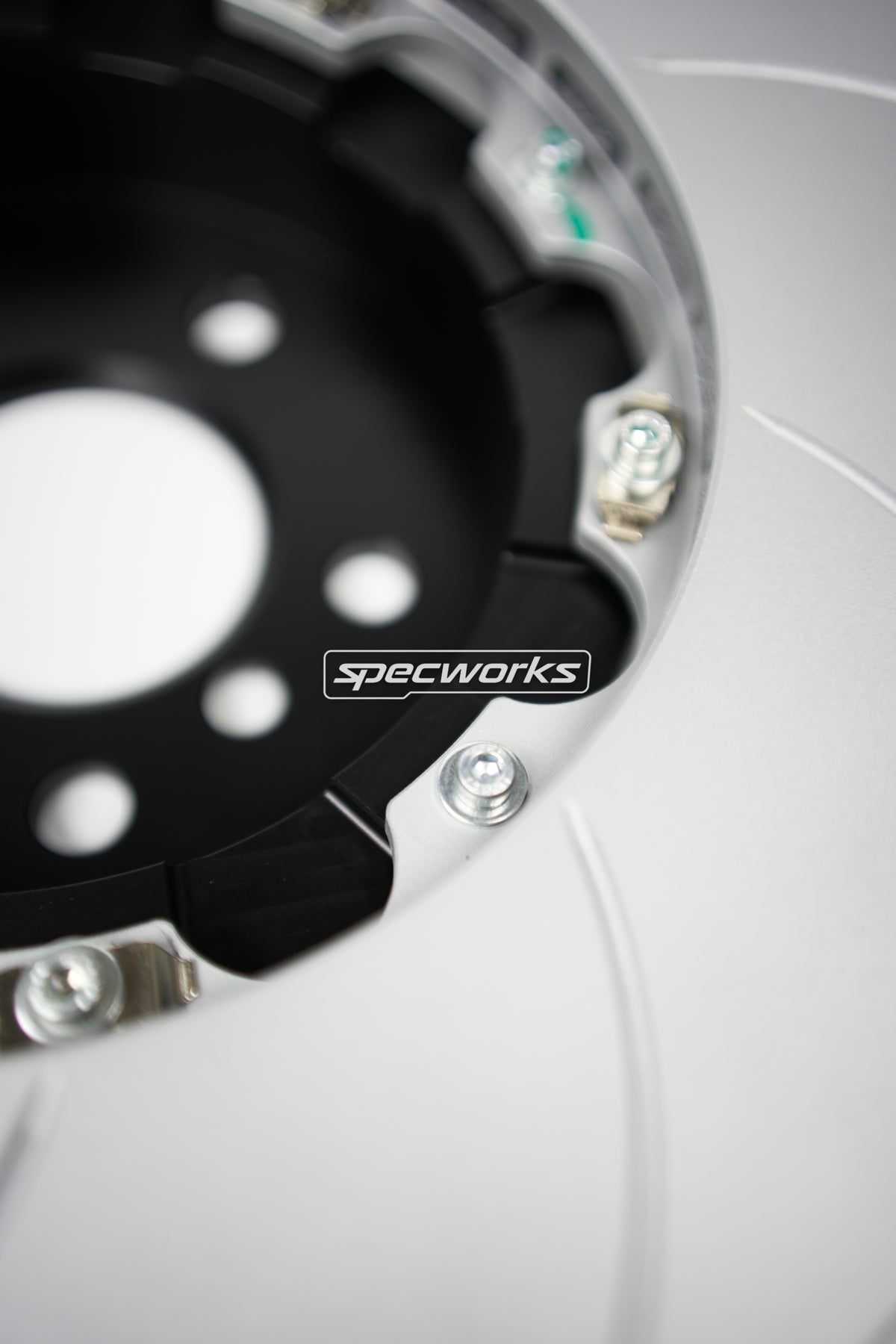 SPECWORKS TOYOTA A90 SUPRA FRONT BRAKE DISCS — TWO PIECE REPLACEMENT 348x36mm