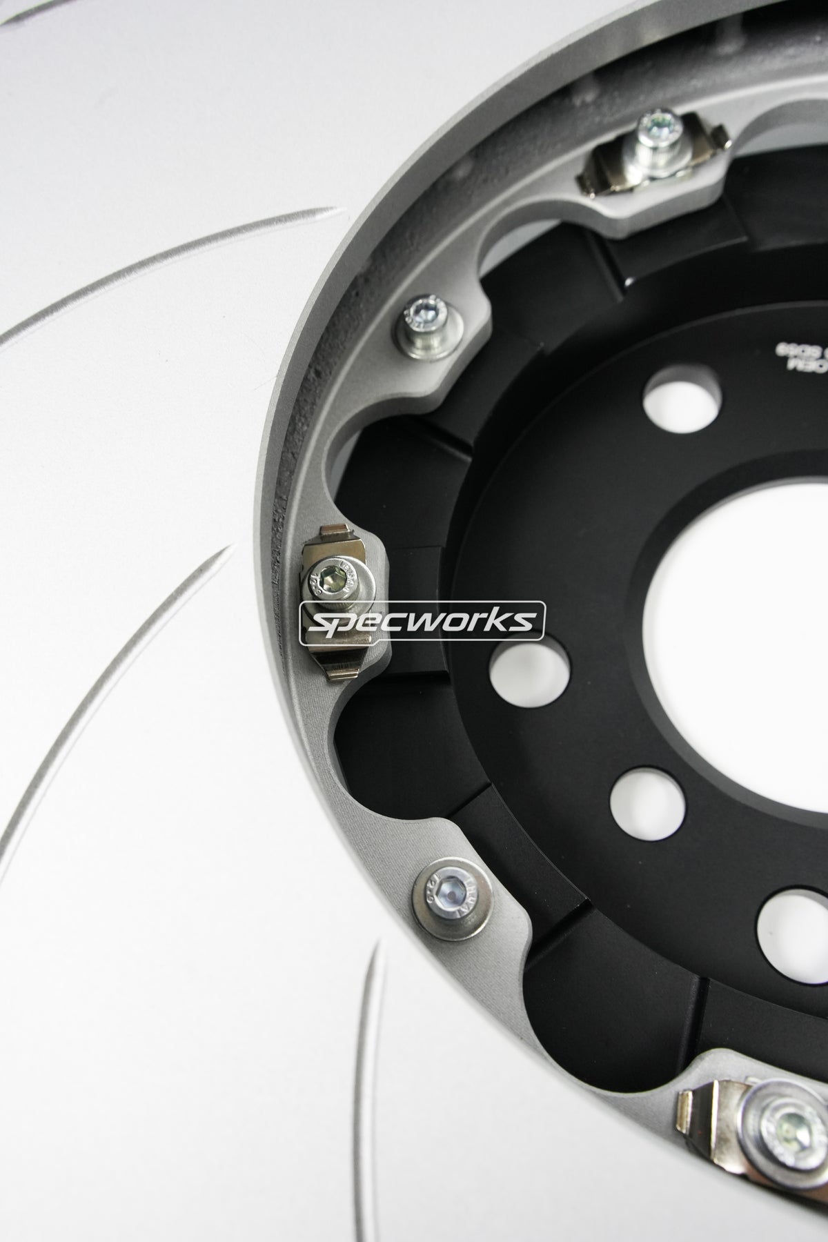 SPECWORKS TOYOTA A90 SUPRA FRONT BRAKE DISCS — TWO PIECE REPLACEMENT 348x36mm
